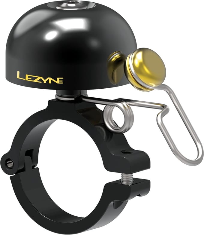 LEZYNE CLASSIC BRASS Fietsbel HM BLACK/BLACK