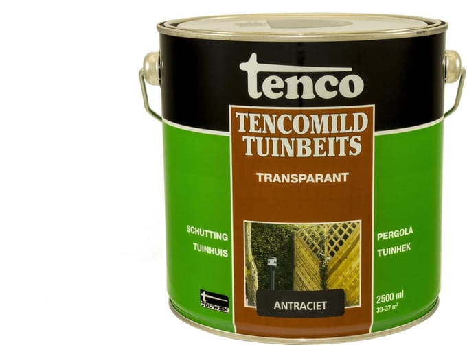 Tenco Buitenbeits Tencomild - Transparant Antraciet - Zijdeglans - 2,5l