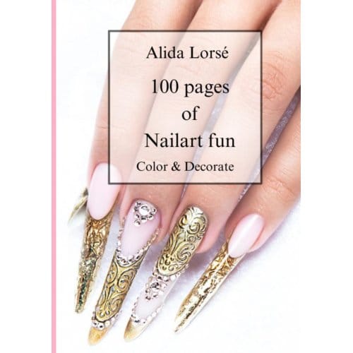 100 Pages Of Nailart Fun - MRDS Coloring Books