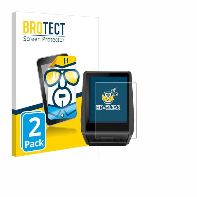 BROTECT - Screenprotector voor Bosch Nyon 2020 - Folie Beschermfolie transparant 2 Stuks