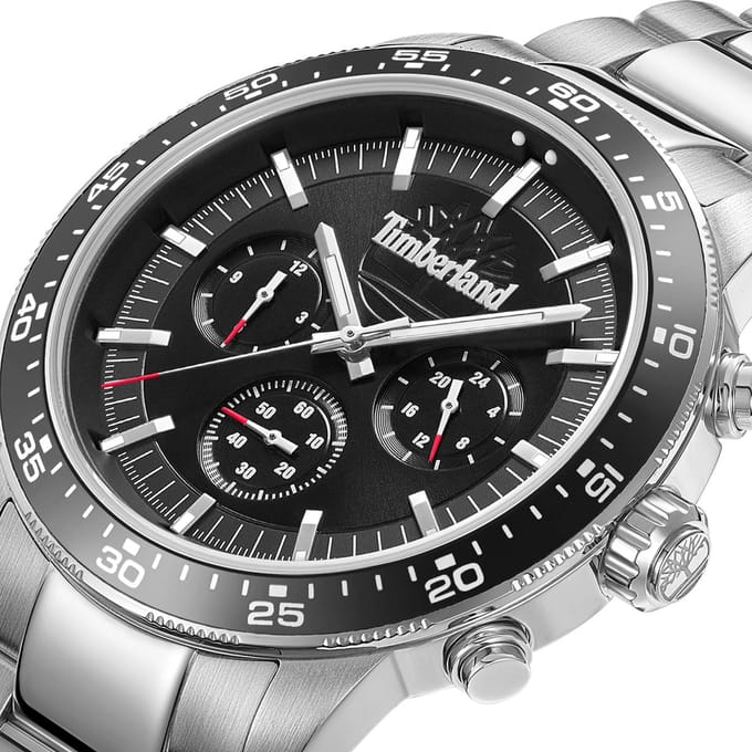 Horloge Casual Parkman Dubbele Tijd Zwart