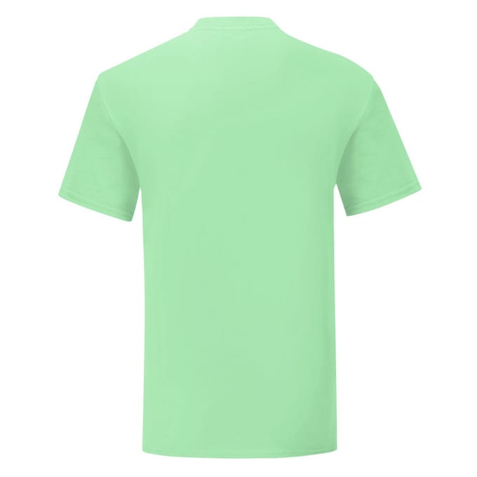 Fruit Of The Loom Heren Iconisch T-shirt (Neo Mint)