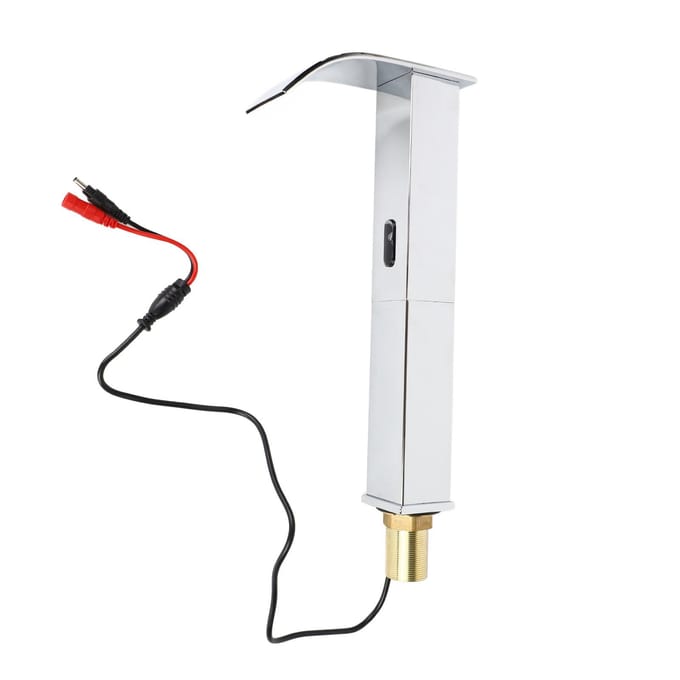 Waterval Automatische Infrarood Sensor Inductieve Contactloze Wastafelkraan G1/2 white