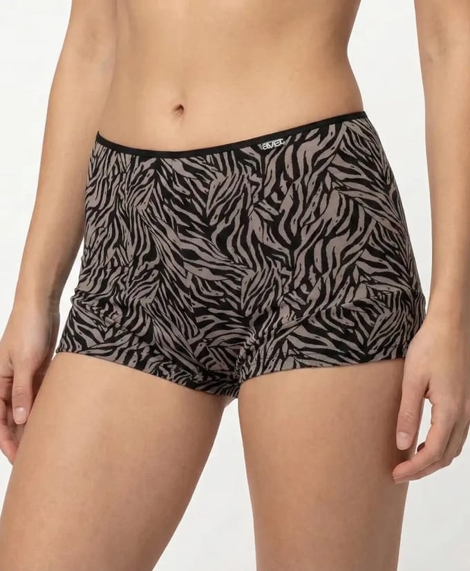 Avet dames boxershort microfiber - Safari - Roze / M