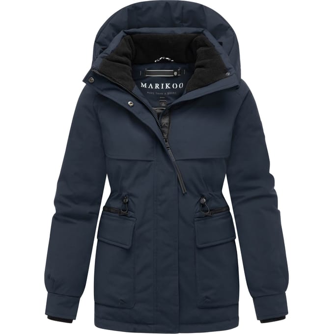 Marikoo dames winterjas Shigaraa met afneembare capuchon & magnetische zakken