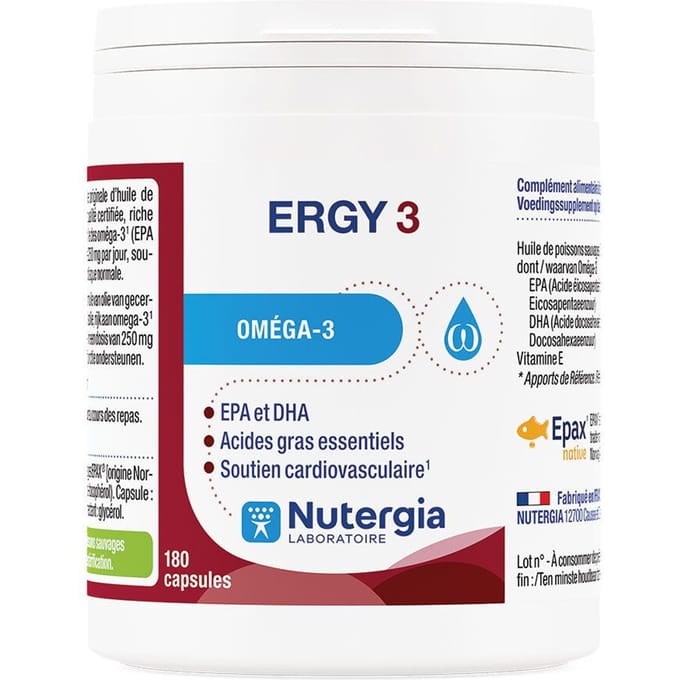 Nutergia Ergy 3 180 Capsules