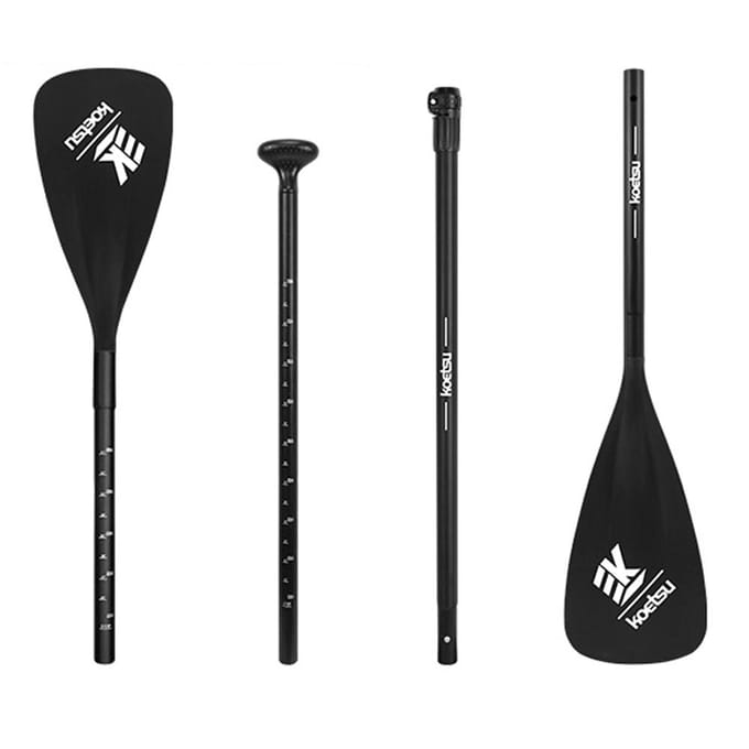 Verstelbare SUP-peddel Aluminiumlegering Stand Up Paddle Board Peddel Draagbare intrekbare peddel Single and Double-ended Paddles gray