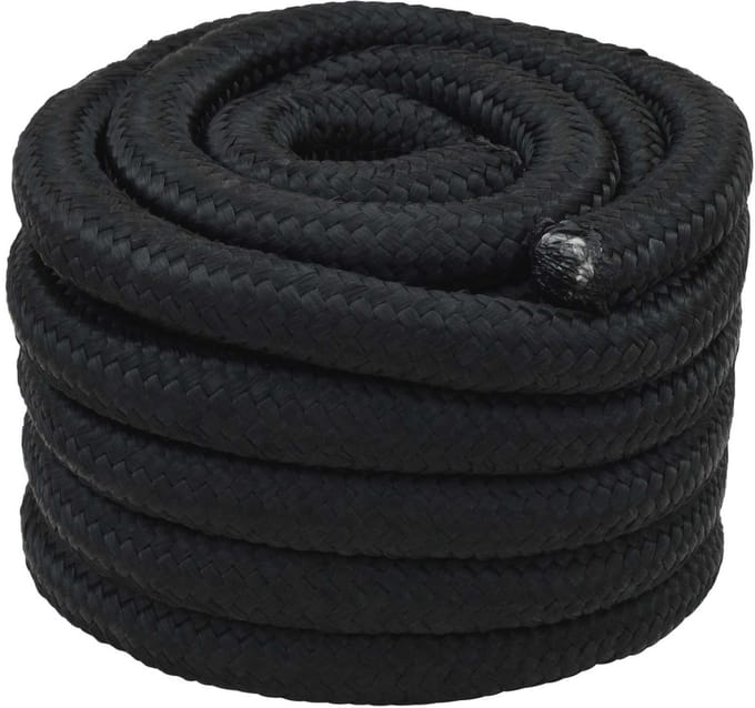 vidaXL - Boottouw - 4 - mm - 5 - m - Zwart