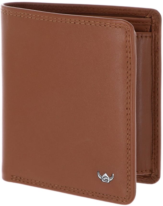 Golden Head Leren portemonnee Polo RFID Protect Scheintasche 1129 Cognac bruine