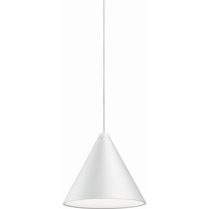 Flos String Light Cone touch dim Hanglamp - white - Rosette - 12 m