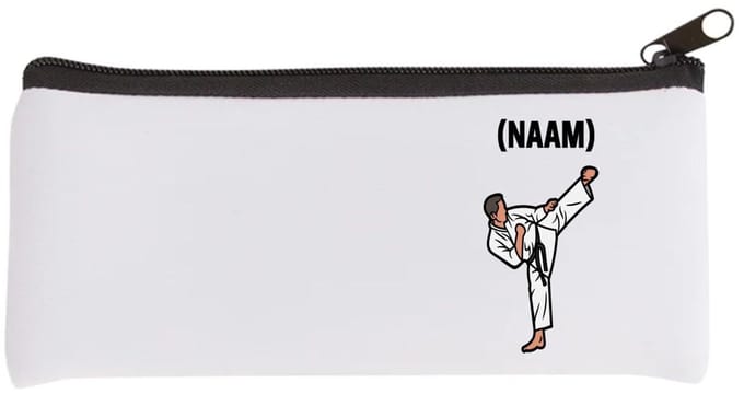 Akyol - karate met eigen naam Etui - Sport - karateka - sport - 20 bij 9 cm