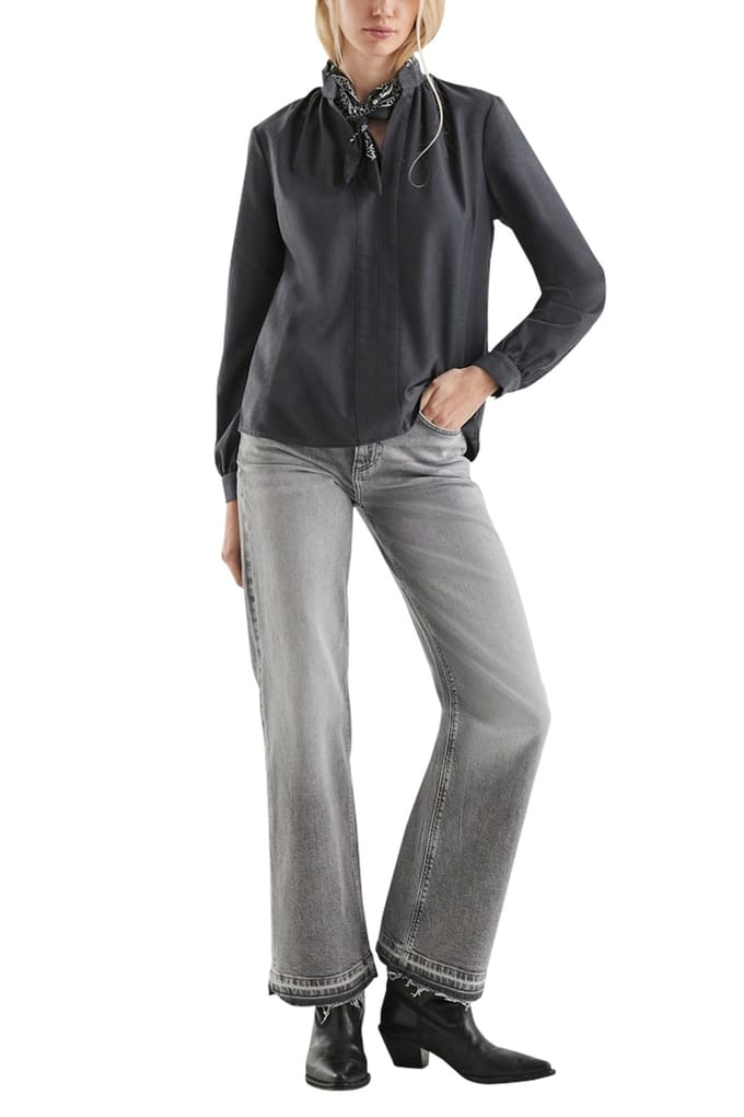 s.Oliver -qs Blouses Black Größe: 38 | Longsleeves Outlet | Damen | Schwarz