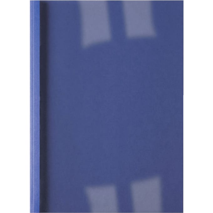 Thermische omslag GBC A4 3mm linnen donkerblauw 100 stuks