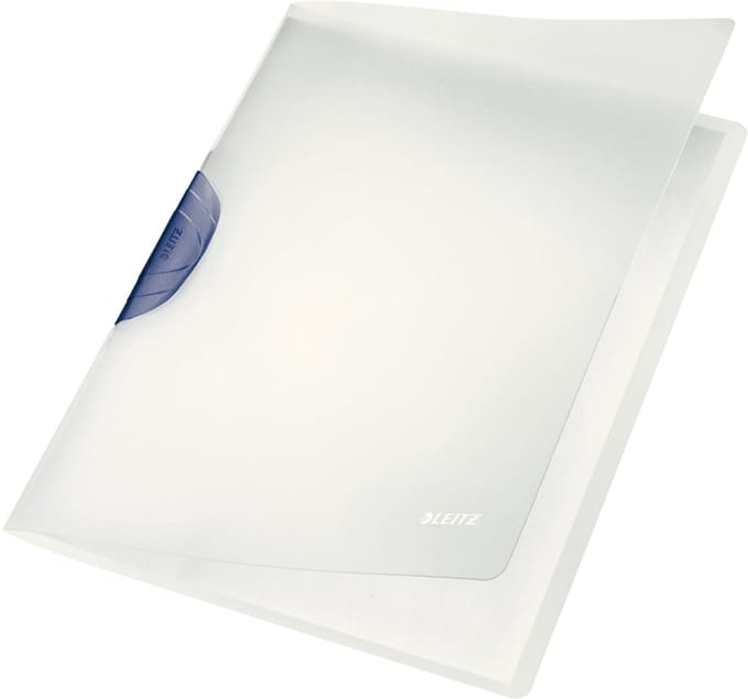 LEITZ klemhechtmap Colorclip Magic, DIN A4, PP, donkergrijze clip