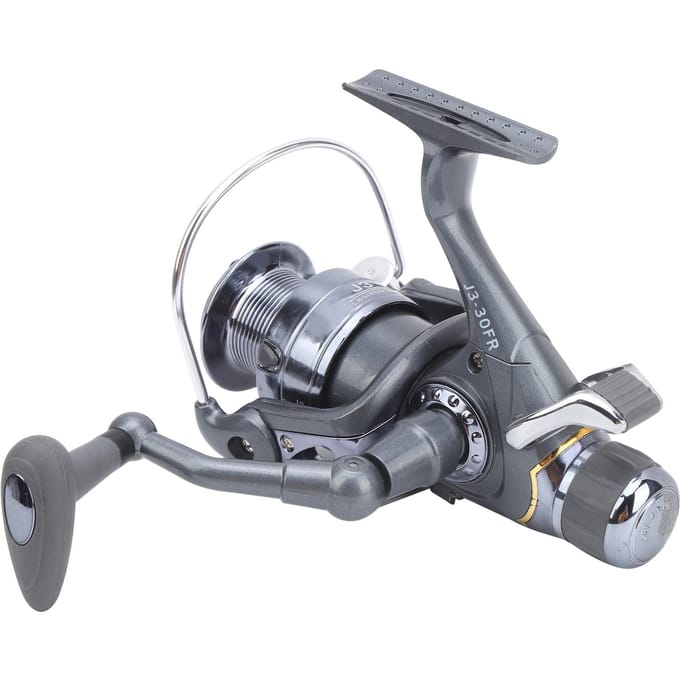 Spinmolen 5 Lagers 5.1:1 Overbrengingsverhouding Dubbele Rem Viswiel VisaccessoireJ3 30 gray
