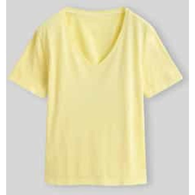 regular fit T-shirt van katoenmix