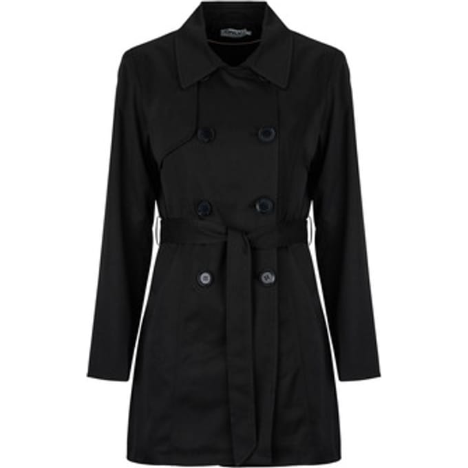 Regular fit Trenchcoat met dubbele knoopsluiting Model 'VALERIE'