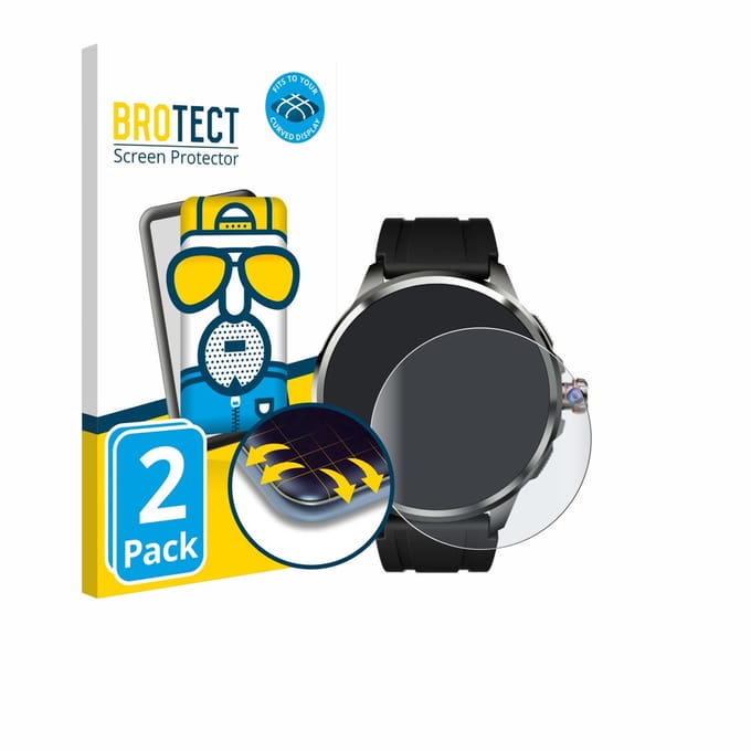 BROTECT - Screenprotector voor Rogbid Model R2 Ultra - Folie Beschermfolie matte volledig dekking 2 Stuks