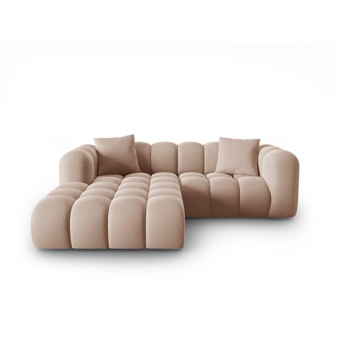 3-zitshoekbank Halley velvet links | Windsor & Co