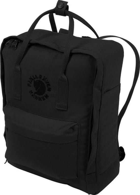 Fjällräven Re-Kånken Unisex Rugzak - Black