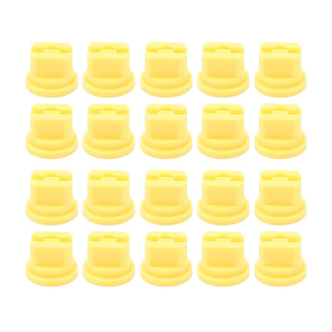 20 Stuks Platte Waaiersproeikop Uniforme Sproeiverdeling 110 Graden Landbouwsproeier Verstuivend beige