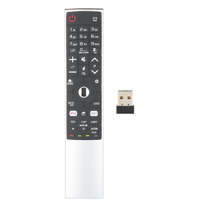 Universele TV Afstandsbediening voor AN MR700 AKB75455601 AKB75455602 OLED65G6P U Televisie white