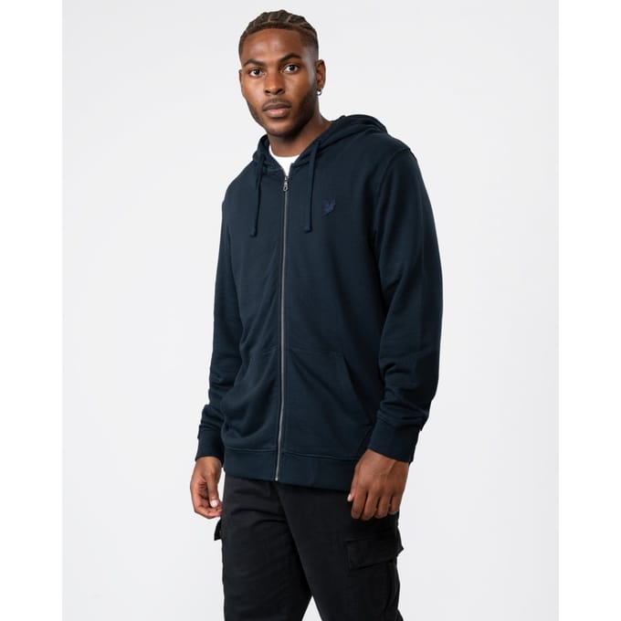 Lyle & Scott Tonal Eagle Heren Volledige Rits Hoodie