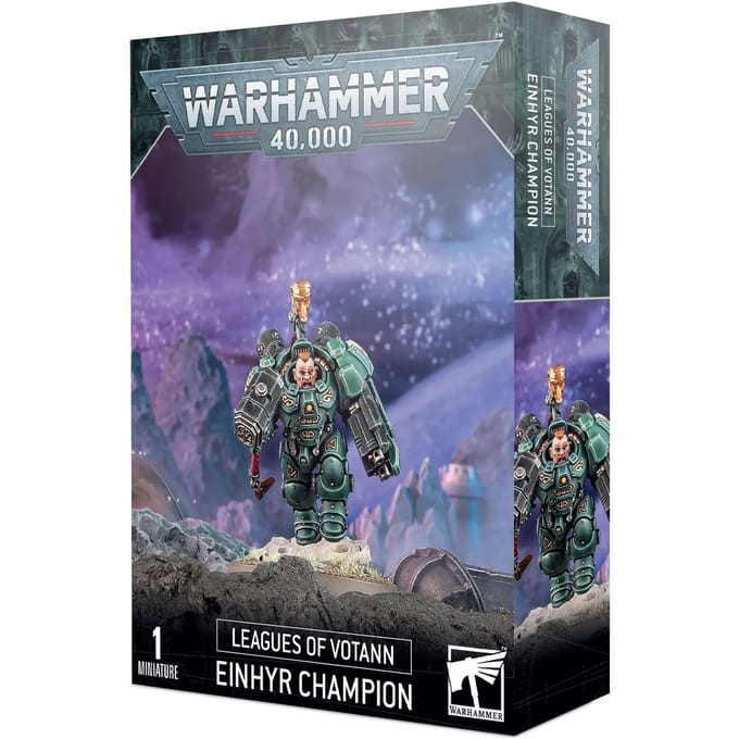 Figurine Ligues de Votann Games Workshop Warhammer 40k Champion Einhyr