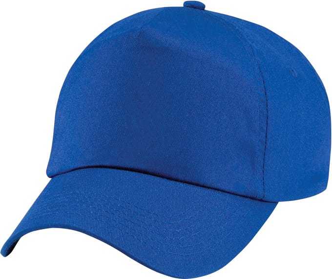 Beechfield Unisex Junior Junior 5 Panel Baseball Cap (Helder Koninklijk)