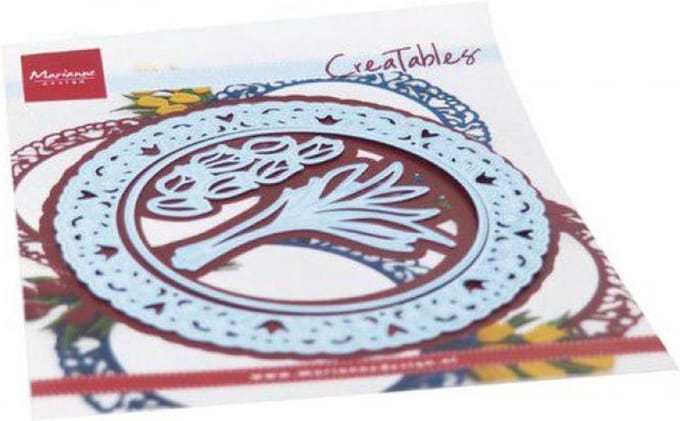 Marianne Design Creatables Snij en Embosstencil - Tulp kleedje