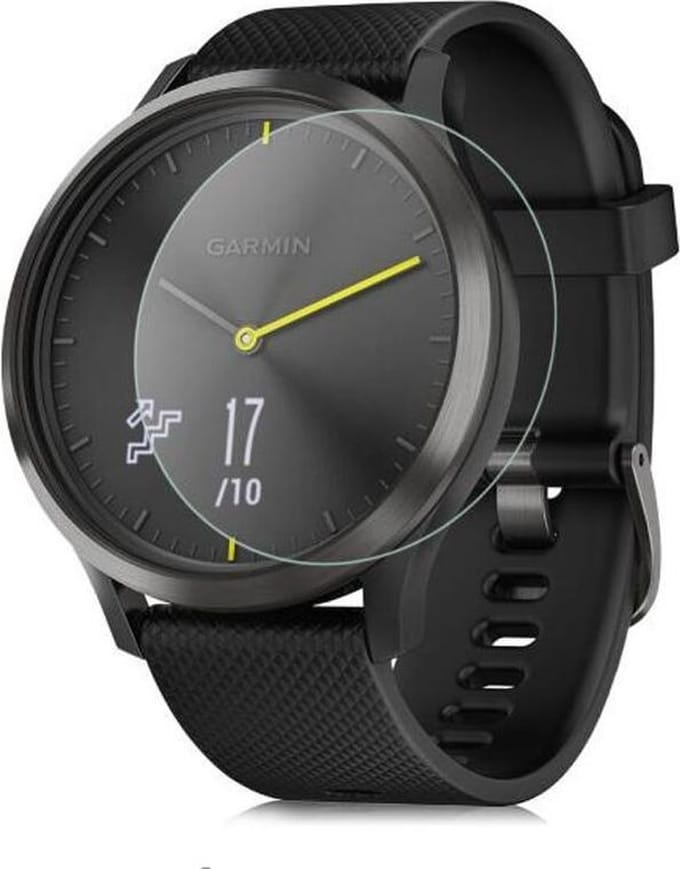 KELERINO. Screenprotector geschikt voor Garmin Vivomove 3 - Gehard glas - 3 stuks