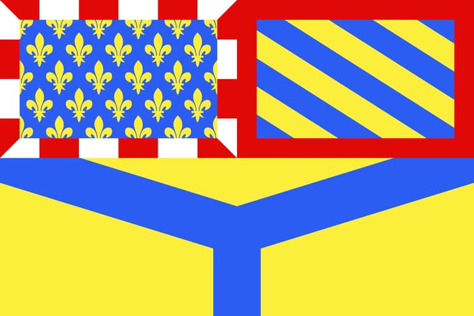 Vlag Yonne 150x225cm