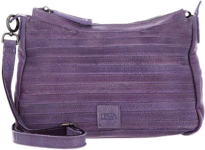 FREDsBRUDER Leren Schoudertas Layer Likely Lavender Paars