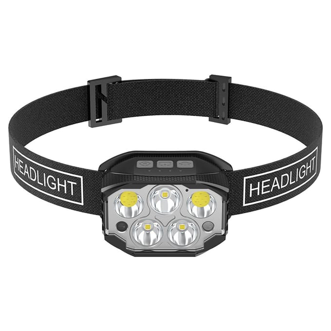 Hoofdlamp Oplaadbaar Hoge helderheid Vissen Ultra Lange levensduur Zaklamp Inductielicht 1pc
