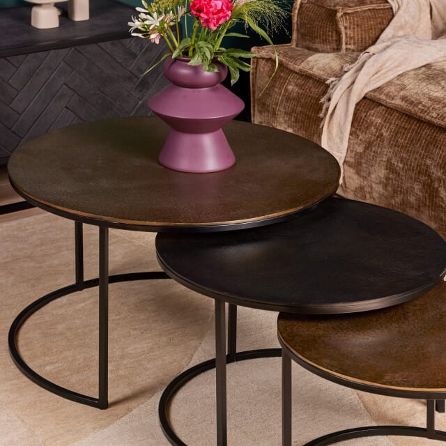 Starfurn - Salontafel Xaro - Brons - 75x75x75 cm