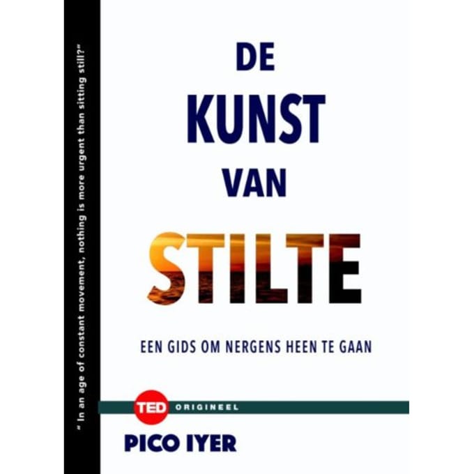 De Kunst Van Stilte - Ted-Boeken - Pico Iyer