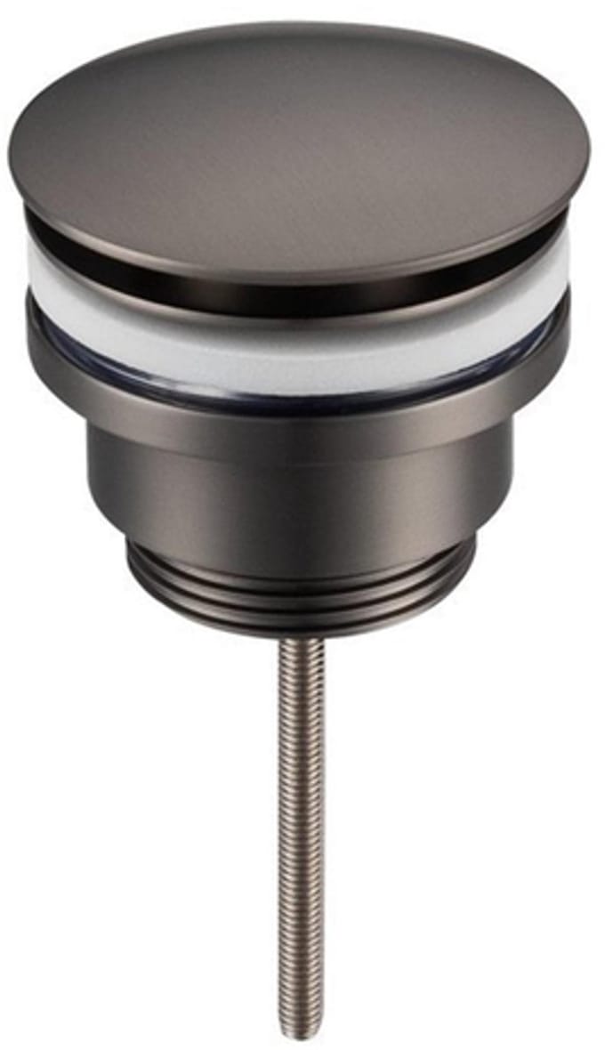 FugaFlow Eccelente Sobrado Badkamer Klikwaste afvoerplug geborsteld gunmetal PVD