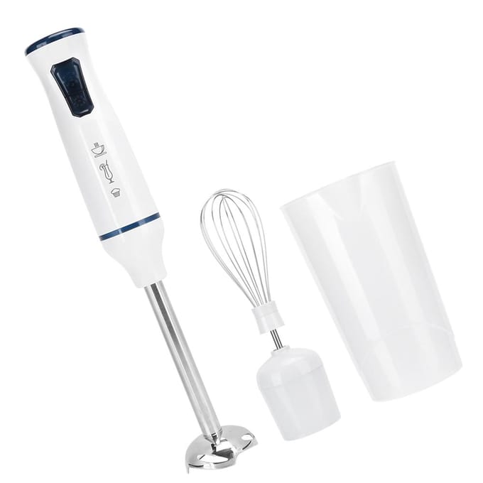Multifunctionele 3-in-1 elektrische staafmixer, mixer, garde, foodprocessor white