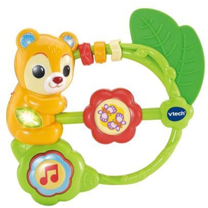 Vtech Vrolijke Beer Rammelaar Interactief speelgoed Grijp- en bijtspeelgoed
