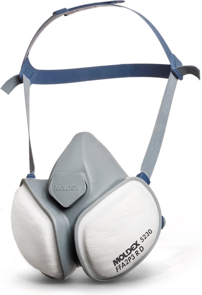 Moldex halfgelaatmasker 5230 compactmask ffa2p3 r d ( a 1 st )