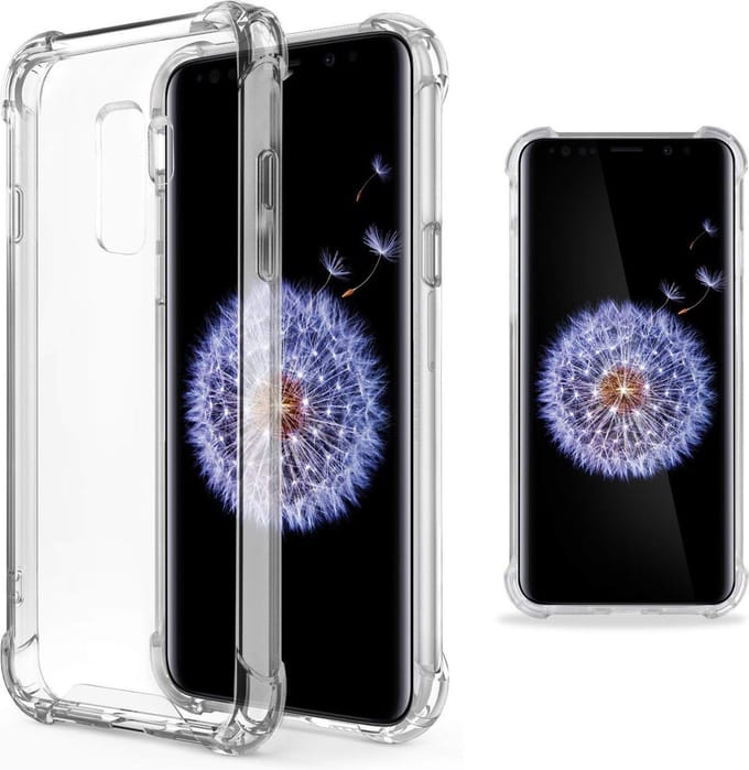 Hoesje voor Samsung Galaxy S9 backcover Shockproof siliconen Transparant