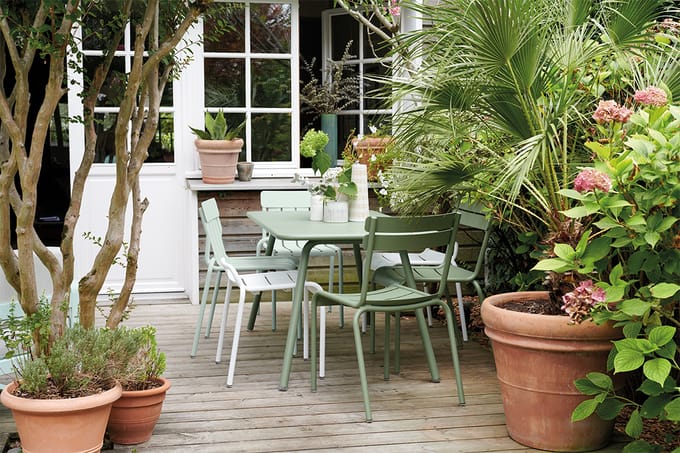 Fermob LUXEMBOURG tafel - 143 x 80 cm - 82 cactus mat