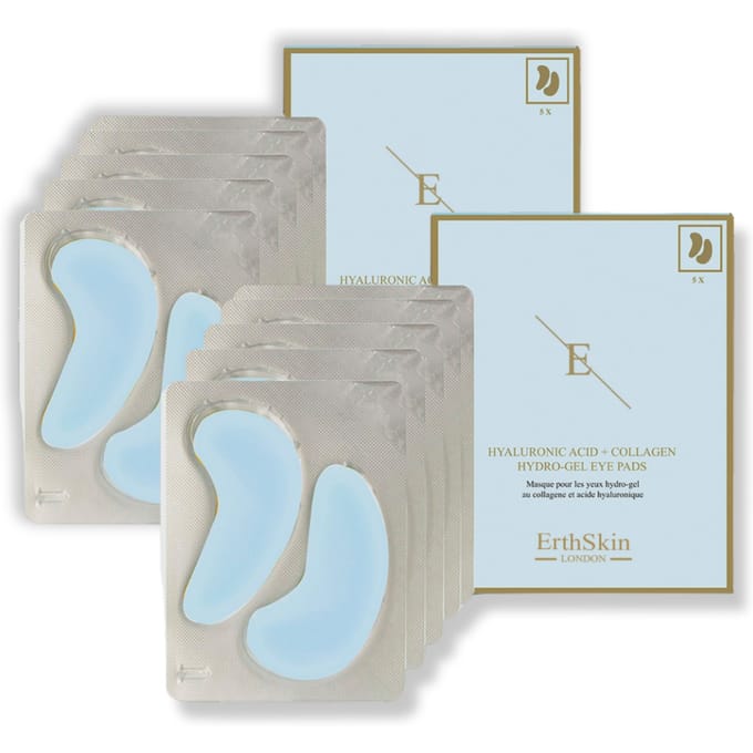ErthSkin London 2x hyaluronzuur + collageenhydrogel oogkussentjes 1