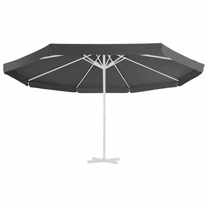 Vervangend parasoldoek - Maison Exclusive - Antraciet - Ø 515 cm - 100% polyester, water-/UV-bestendig