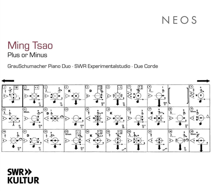 GrauSchumacher Piano Duo & Due Corde - Ming Tsao: Plus Or Minus (CD)