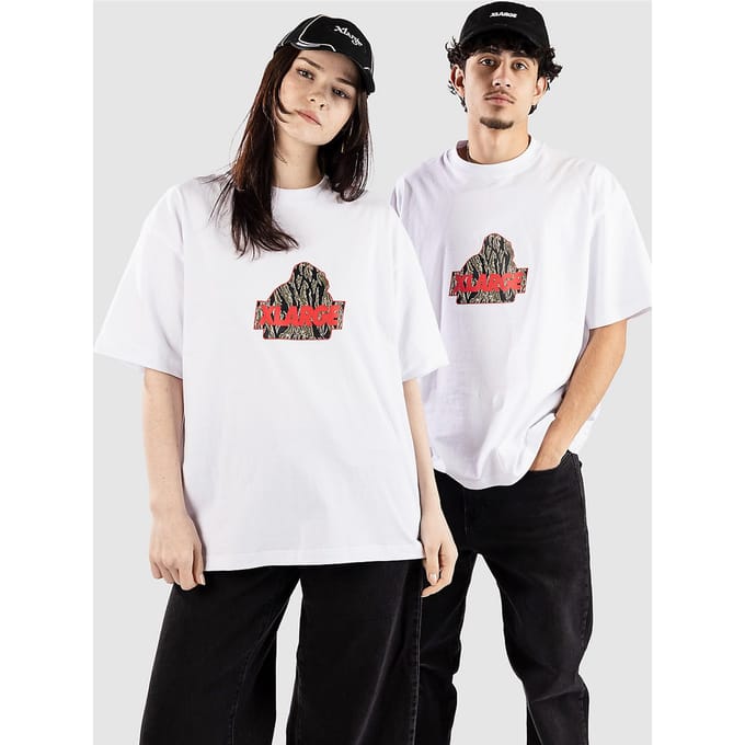 XLARGE Camo Urban Logo T-Shirt wit