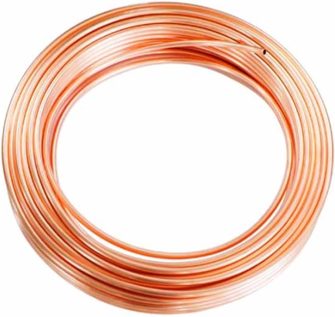 Koperen Buis - Koperen Coil - Koelsysteem Installatie - Hoge Thermische Efficiëntie - 2 Meter - Koperkleurig