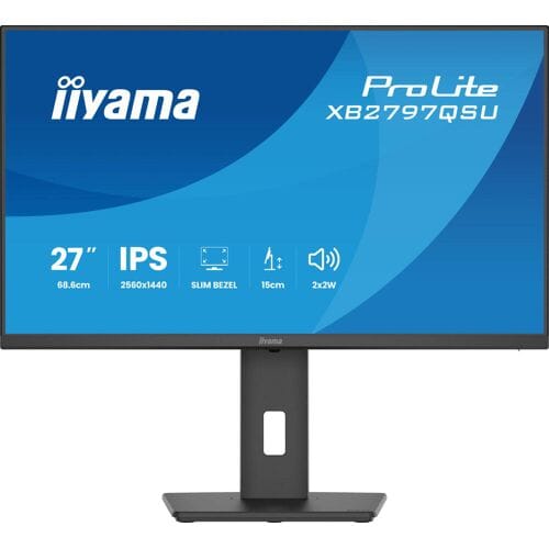 Iiyama ProLite LED-monitor Energielabel D (A - G) 68.6 cm (27 inch) 2560 x 1440 Pixel 16:9 1 ms IPS LED