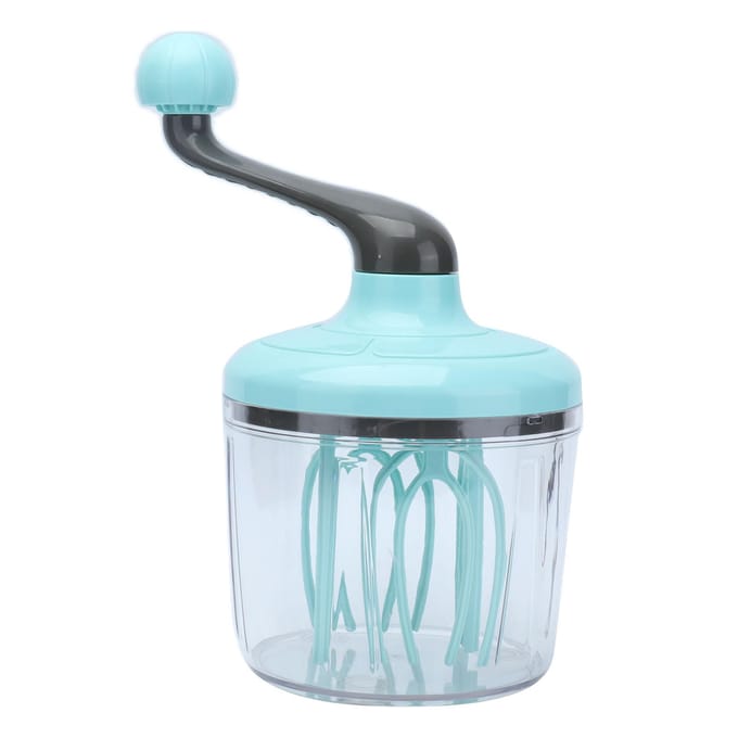 Handmixer PP Handheld Eierklopper met Afneembaar Handvat Crème Klopper Handig en Antislip Lichtgewicht white