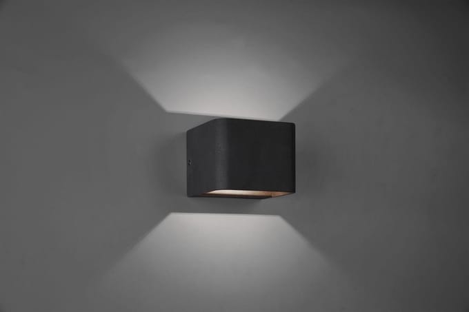Wandlamp Trio Leuchten Melvin - Zwart